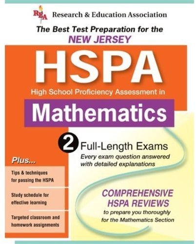 Beispielbild fr The Best Test Preparation for the New Jersey HSPA zum Verkauf von Better World Books