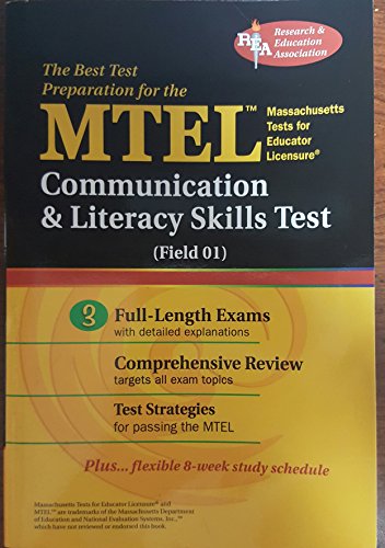 Stock image for Mtel Communication & Literacy Skills (Rea) the Best Test Prep for the Massachusetts Tests for Educator Licensure: Field 01 for sale by ThriftBooks-Phoenix