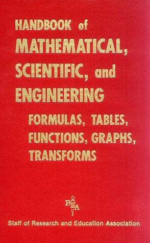 Stock image for Handbook of Mathematical, Scientific, and Engineering Formulas, T for sale by Hawking Books