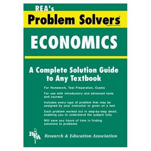 Beispielbild fr Economics Problem Solver (Problem Solvers Solution Guides) zum Verkauf von Books of the Smoky Mountains