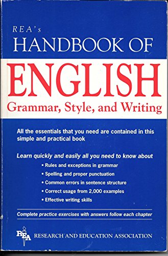 Beispielbild fr REA's Handbook of English Grammar, Style, and Writing (Language Learning) zum Verkauf von SecondSale