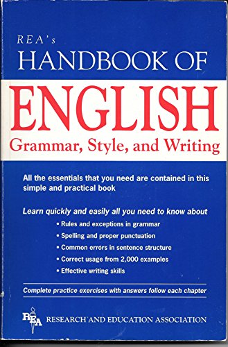 Imagen de archivo de REA's Handbook of English Grammar, Style, and Writing (Language Learning) a la venta por Gulf Coast Books