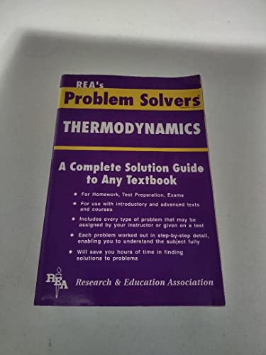 Beispielbild fr The Thermodynamics Problem Solver zum Verkauf von Books of the Smoky Mountains