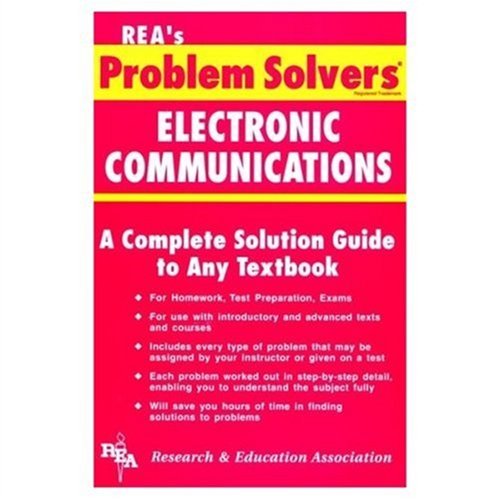 9780878915583: Electronic Communications Problem Solver (Problem Solvers Solution Guides)