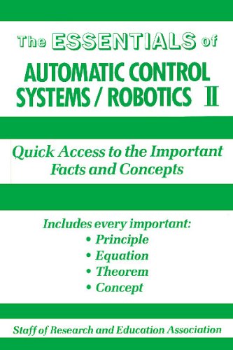 Automatic Control Systems/Robotics II Essentials (Essentials Study Guides) (9780878915729) by Editors Of REA