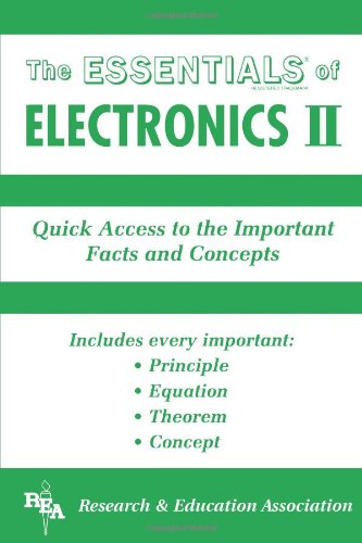 9780878915927: The Essentials of Electronics II: Quick Access to the Important Facts and Concepts: v.2