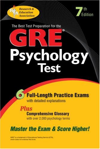 GRE Psychology (GRE Test Preparation) (9780878915996) by Kellogg, R.; Pisacreta, R.; The Editors Of REA
