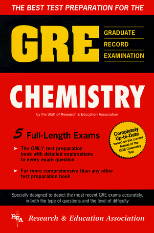 Stock image for The Best Test Preparation for the GRE Chemistry Test for sale by Goodwill of Colorado