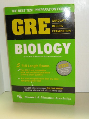 Best Test Preparation for the Gre Biology (9780878916023) by Ogden, James; Research & Education Association