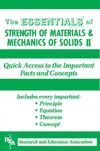 The Essentials of Strength of Materials II (9780878916252) by Research And Education Association