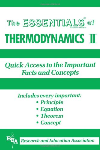 Stock image for Thermodynamics: v. 2 (Essential Series) for sale by AwesomeBooks