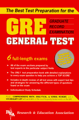 Imagen de archivo de The Best Test Preparation for the GRE Graduate Record Examination General Test a la venta por OddReads