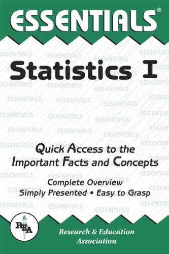 Beispielbild fr The Essentials of Statistics I zum Verkauf von Bramble Ridge Books