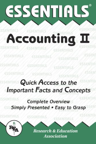 Imagen de archivo de The Essentials of Accounting II a la venta por Bramble Ridge Books