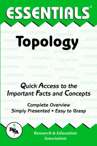 Topology Essentials (Essentials Study Guides) (9780878916856) by Milewski Ph.D. Chief Editor, Emil G.