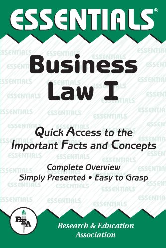 Imagen de archivo de Business Law I Essentials (Volume 1) (Essentials Study Guides) a la venta por Wonder Book