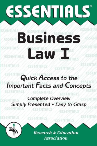 Stock image for Business Law I Essentials (Volume 1) (Essentials Study Guides) for sale by Wonder Book