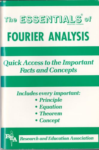 Essentials of Fourier Analysis (9780878916979) by Research And Education Association