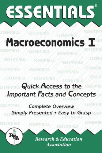 Stock image for The Essentials of Macroeconomics, Vol. 1 (Essentials Study Guides) for sale by Jenson Books Inc