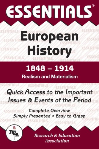 European History: 1848 to 1914 Essentials (Essentials Study Guides) (9780878917099) by Walker, William T.; European History Study Guides