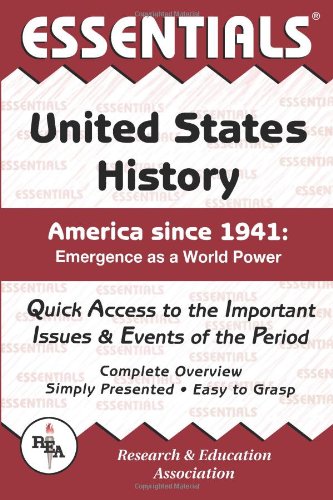 Imagen de archivo de Essentials of United States History: America Since 1941: Emergence As A World Power a la venta por SecondSale