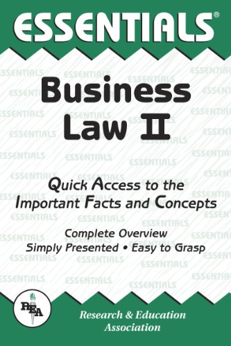 Stock image for Business Law II Essentials (Essentials Study Guides) for sale by Dunaway Books