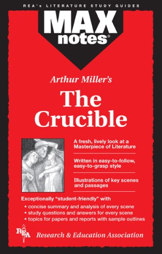 9780878917532: Arthur Miller's "The Crucible" (MaxNotes)
