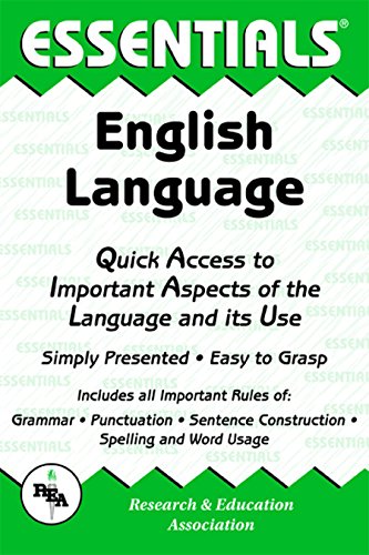 Stock image for English Language (Rea's Language Series) for sale by a2zbooks