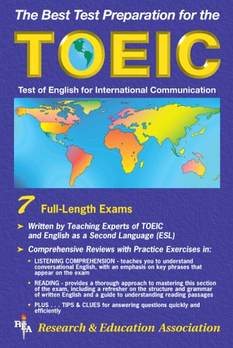 TOEIC w/ Audio Cassettes (REA) - The Best Test Prep for the TOEIC (Test Preps) (9780878917969) by Belkin, Janet; Craven, Heather; Davis, Marc; Giollombardo, F.; Kalmanson, Lauren; Plapinger, Sylvia; Stafford-Yilmaz ESL Coord., Lynn