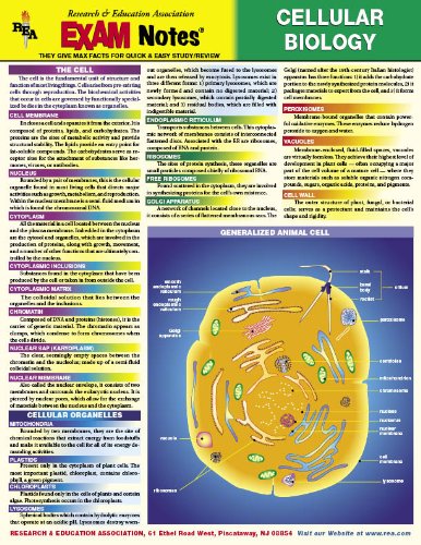 EXAMNotes for Cellular Biology (EXAMNotes) (9780878918195) by Editors Of REA