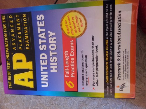 The Best Test Preparation for the AP United States History Test Preparations) (9780878918447) by McDuffie, J. A.; Piggrem, G. W.; Woodworth, Steven E.