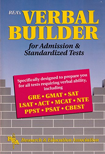 Imagen de archivo de Verbal Builder for Admission and Standardized Tests a la venta por Better World Books