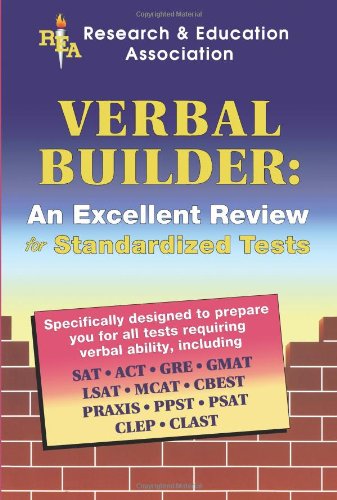 9780878918751: Verbal Builder for Standardized Tests: An Excellent Review for Standardized Tests (Test Preps)