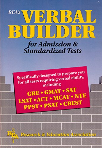 REA's Verbal Builder for Admission & Standardized Tests (9780878918751) by The Editors Of REA