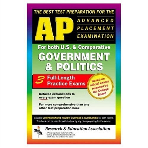 Beispielbild fr AP Government & Politics (REA) - The Best Test Prep for the Advanced Placement (Advanced Placement (AP) Test Preparation) zum Verkauf von Wonder Book