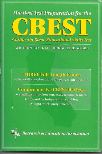 Stock image for The Best Test Preparation for the CBEST, California Basic Educational Skills Test for sale by ThriftBooks-Atlanta