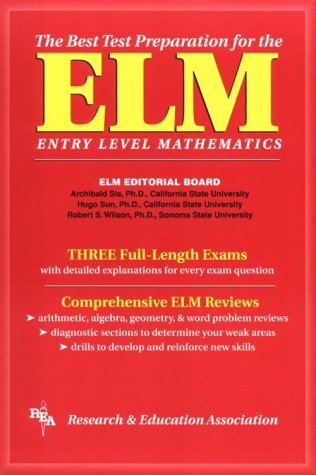 Beispielbild fr ELM--Entry Level Mathematics for California zum Verkauf von ThriftBooks-Atlanta