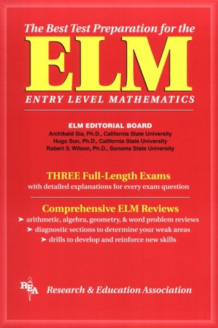 Stock image for ELM--Entry Level Mathematics for California for sale by ThriftBooks-Atlanta