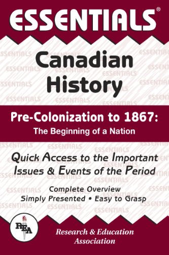 9780878919161: Canadian History: Pre-Colonization to 1867 Essentials (Essentials Study Guides)