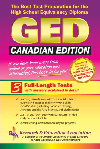 The Best Test Preparation for the Ged: Canadian Edition (9780878919185) by Bailey, Stephen D.; Bain, Colin M., Ph.D.; Cameron, Gary R. C.; Doherty, Dennis C.; Hotchkiss, Ron; Little, Ron; Midwood, Dale