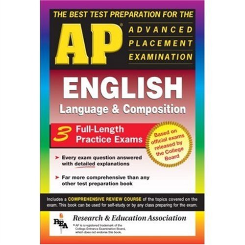 Stock image for AP English Language & Composition (REA) - The Best Test Prep for the AP Exam (Advanced Placement (AP) Test Preparation) for sale by Allied Book Company Inc.