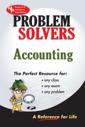 Imagen de archivo de Accounting Problem Solver (Problem Solvers Solution Guides) a la venta por Orion Tech
