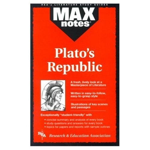 Stock image for Plato's Republic (MAXNotes Literature Guides) for sale by Your Online Bookstore