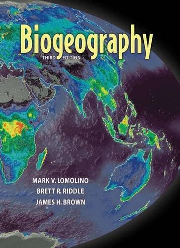 Beispielbild fr Biogeography zum Verkauf von Better World Books: West