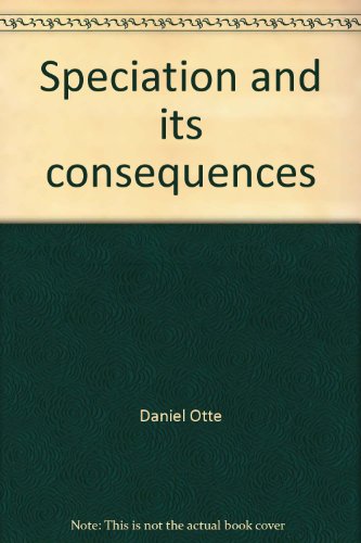 9780878936571: Speciation and Its Consequences Otte