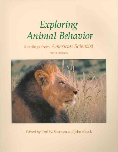 Imagen de archivo de Exploring Animal Behavior : Readings from American Scientist a la venta por Better World Books