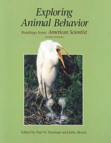 Beispielbild fr Exploring Animal Behavior : Readings from American Scientist zum Verkauf von Better World Books