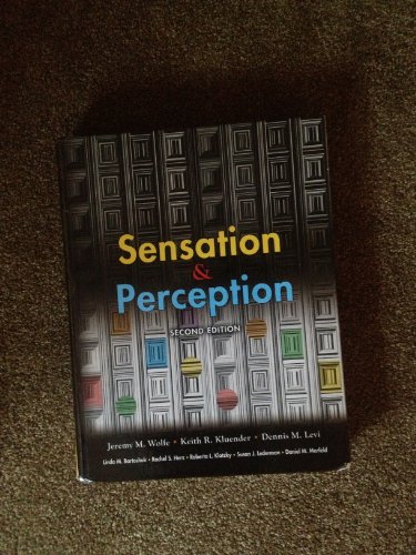 Beispielbild fr Sensation and Perception zum Verkauf von Better World Books