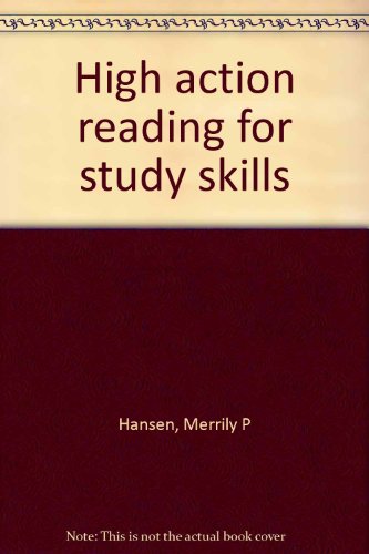 High action reading for study skills (9780878953257) by Merrily P Hansen