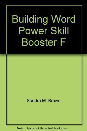 Beispielbild fr Building Word Power, Skillbooster zum Verkauf von Between the Covers-Rare Books, Inc. ABAA